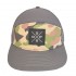 ADJUSTABLE CAMO SNAPBACK STYLE BASEBALL HATS - TWO PANELS TYPE