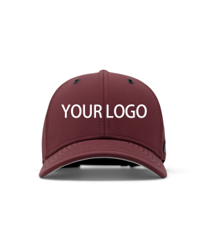 Custom Rubber Logo Solid Color Gorras Snapback Waterproof Six Panel Waterproof Baseball Sport Cap