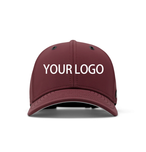 Custom Rubber Logo Solid Color Gorras Snapback Waterproof Six Panel Waterproof Baseball Sport Cap