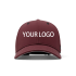 Custom Rubber Logo Solid Color Gorras Snapback Waterproof Six Panel Waterproof Baseball Sport Cap