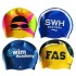 OEM Custom Logo Printed Suitable Seamless Hat Silicone Swim Cap